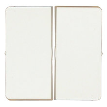 LK FUGA® tangent til dobbelt afbryder hvid